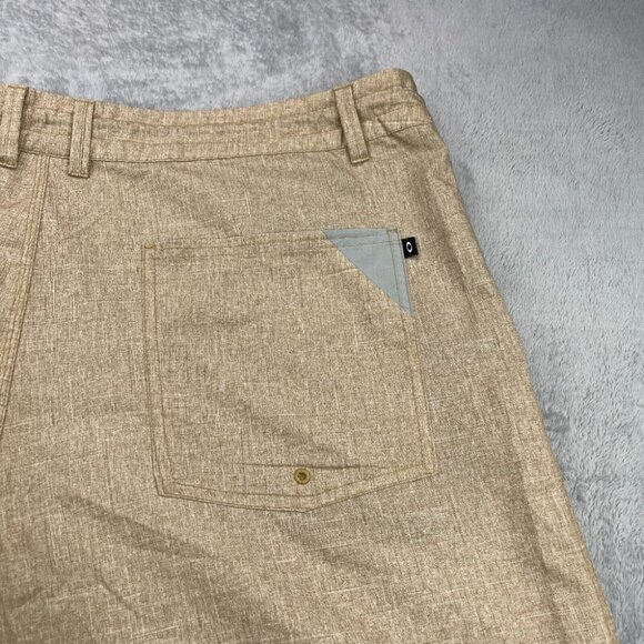 Oakley Hybrid Walking Shorts Mens 40 Beige Drawstring Beach Swim Golf Casual Dry - Picture 8 of 13
